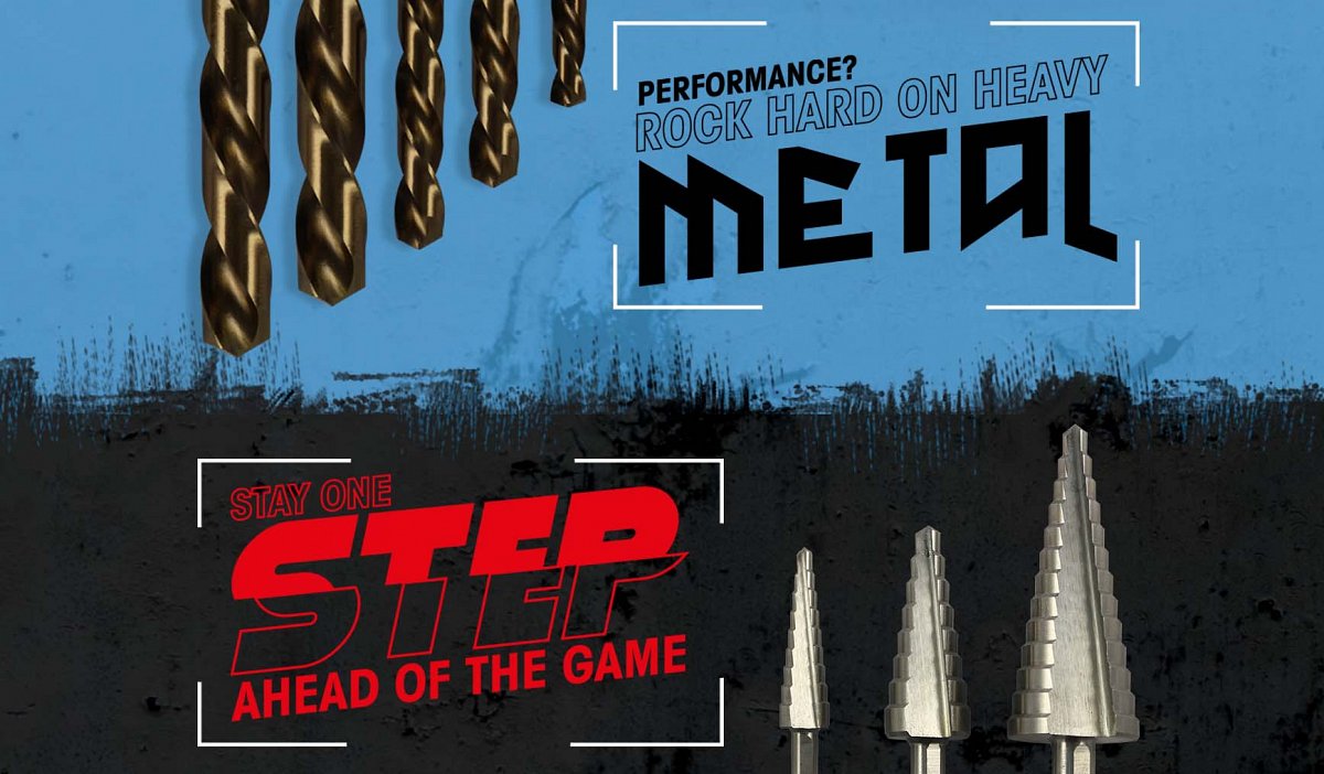 ABRACS ADD COBALT AND STEP DRILL BIT SETS TO THEIR ARSENAL.