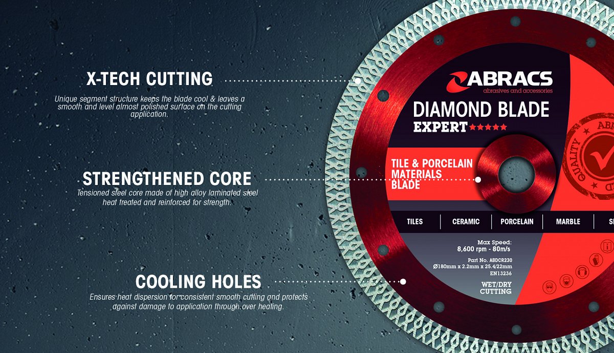 Test Zone - BRAND NEW X-Tech Tile & Porcelain Blade