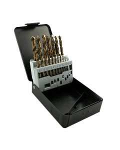 19pc HSS Cobalt Drill Bit Set