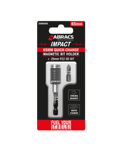 65mm Quick-Change Magnetic Bit Holder + 25mm Impact S/D Bit - PZ2