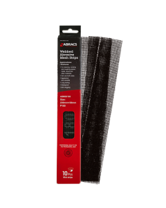 230mm x 38mm x 180g Mesh Sanding Strips (Pack of 10)