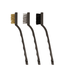 3pc Plastic Handled Precision Brush Pack