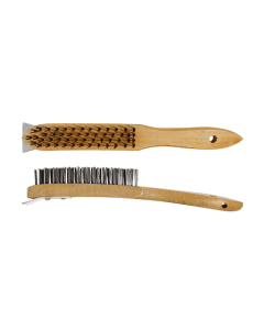 4 Row Brush with Metal Scraper (Pack of 4)