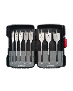 8pc Flat Wood Bit Set