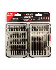 42pc Impact Screwdriver Bit Kit