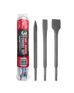 3pc SDS+ Masonry Chisel Set
