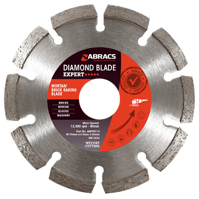 Mortar/Brick Raking Blade