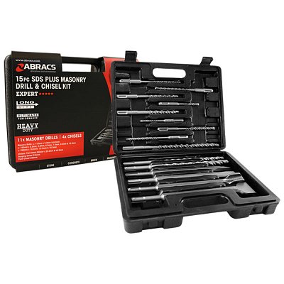 15pc SDS+ Masonry Drill & Chisel Set