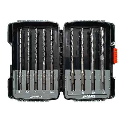 9pc SDS+ Masonry Drill Bit Set