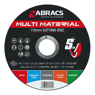 Multi Material 5-in-1 Cutting Disc