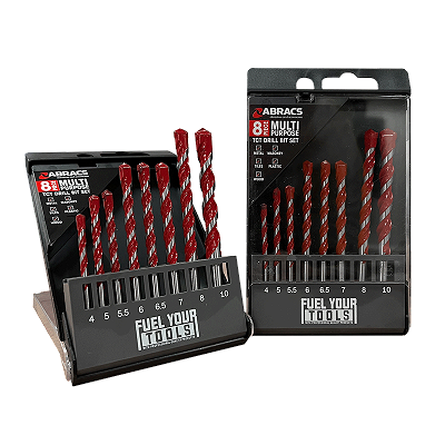 8pc Multi-Purpose Drill Bit Set