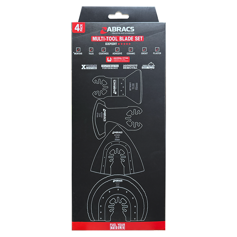 4pc Tiling Multi Tool Set Expert