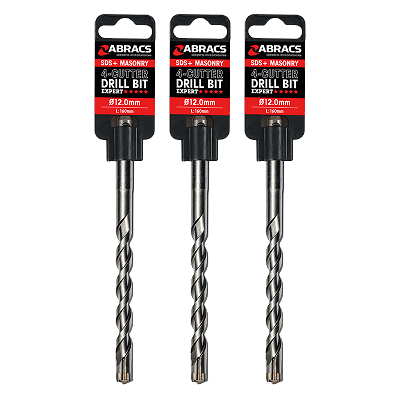 SDS+ 4-Cutter Masonry Drill Bits