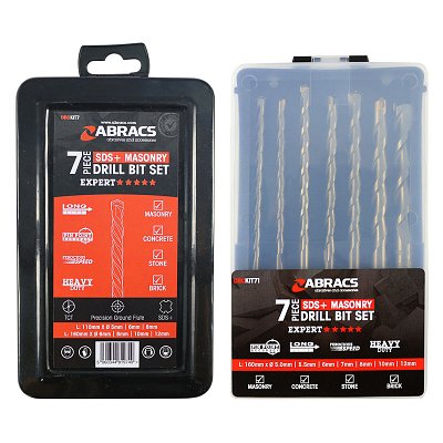 7pc SDS+ Masonry Kits
