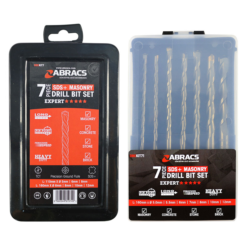 7pc SDS+ Masonry Kits Expert