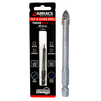 SPEAR HEAD TILE & GLASS DRILL BITS
